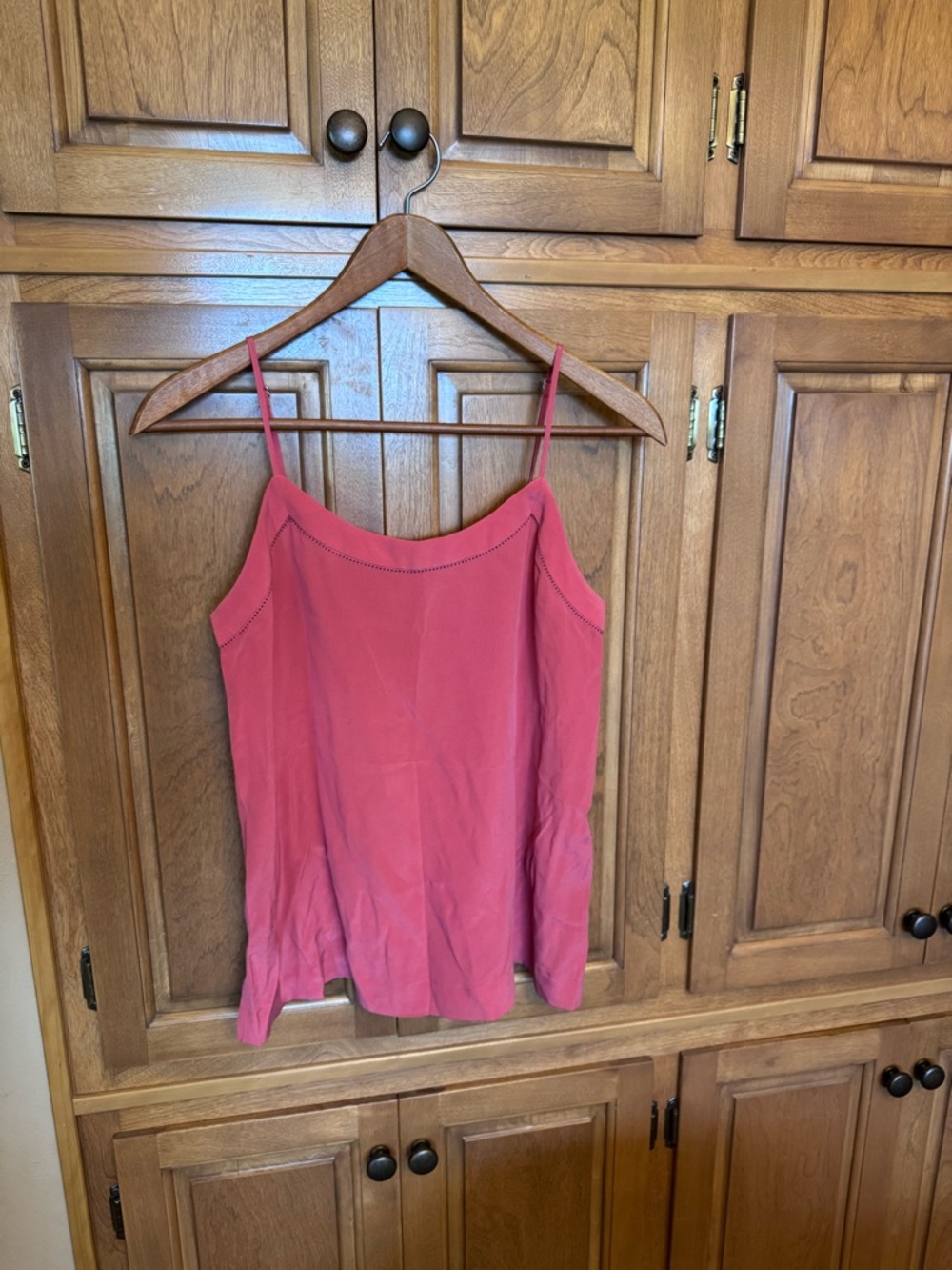 Madewell Rose Pink Spaghetti-Strap Silk Cami